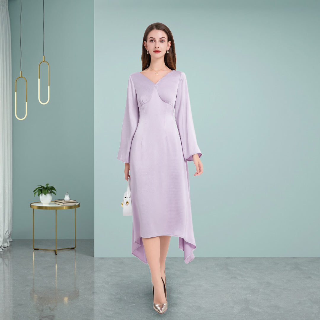DINADD® With irregular avant-garde silhouette Graceful leisure dress