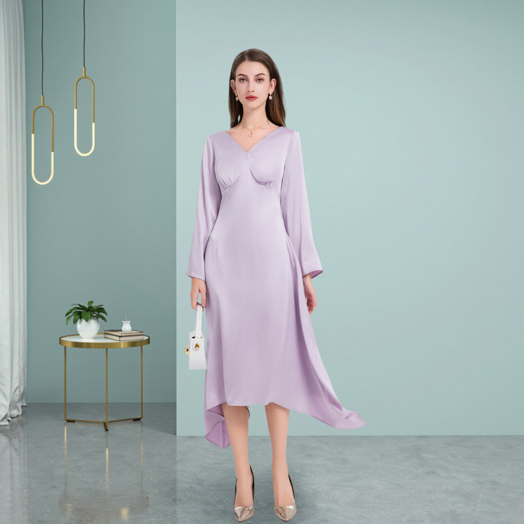 DINADD® With irregular avant-garde silhouette Graceful leisure dress