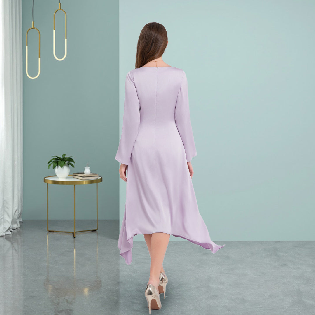 DINADD® With irregular avant-garde silhouette Graceful leisure dress