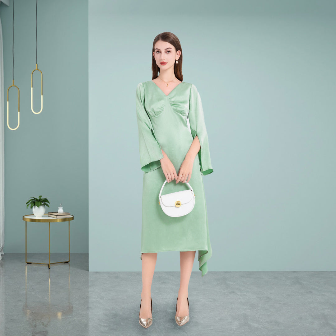 DINADD® With irregular avant-garde silhouette Graceful leisure dress