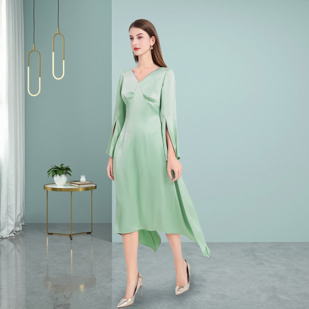 DINADD® With irregular avant-garde silhouette Graceful leisure dress