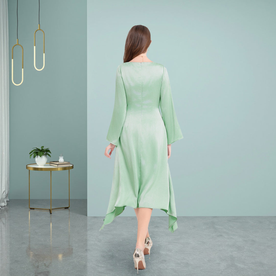 DINADD® With irregular avant-garde silhouette Graceful leisure dress